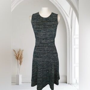 LOFT Teal Blend Knit MIDI Dress Size 10